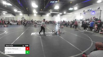 88 lbs Semifinal - Stevie Varela Marquez, Izzy Style NM Beast vs Ryan Hare, Stout Wr Acd