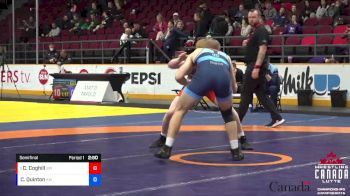 70kg Semifinal - Cole Coghill, Brock WC vs Connor Quinton, Kingston WC