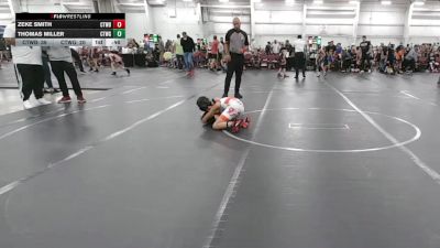 84 lbs Round 3 (6 Team) - Zeke Smith, CTWHALE Blue vs Thomas Miller, CTWHALE Green