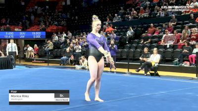 Monica Riley - Floor, Washington - 2019 NCAA Gymnastics Regional Championships - Oregon State