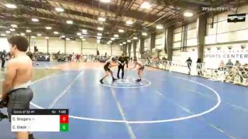 160 lbs Consolation - Crew Gregory, VA vs Christian Slack, UT