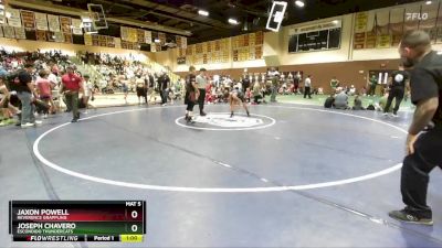 98 lbs Round 2 - Jaxon Powell, Reverence Grappling vs Joseph Chavero, Escondido Thundercats