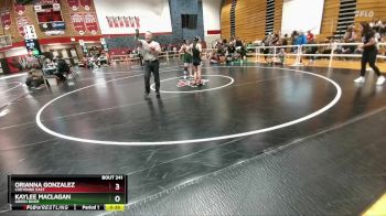 105 lbs Cons. Round 2 - Kaylee MacLagan, Green River vs Orianna Gonzalez, Cheyenne East