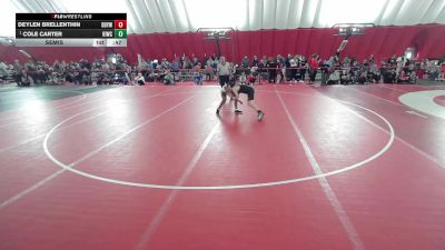 10U Boys - 105 lbs Semis - Cole Carter, Kewaskum Indians Wrestling Club vs Deylen Brellenthin, Delavan-Darien Youth Wrestling Club