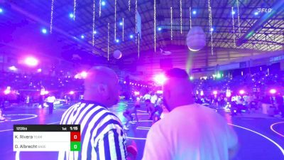 120 lbs Semifinal - Kaius Rivera, Team Montana vs Dayton Albrecht, Basement Brawlers