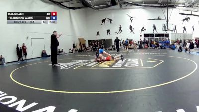 180A Quarterfinal - Jael Miller, North Central University vs Maddison Ward, Grand Valley State University