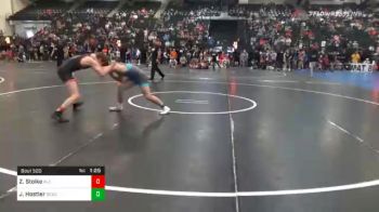 152 lbs Quarterfinal - Zane Stoike, Alliance High School vs John Beau Hostler, Nebraska Golden Eagles Wrestling Club