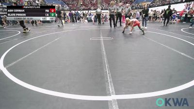 49 lbs Consi Of 16 #1 - Ash Cermak, Perry Wrestling Academy vs Slate Pinson, Elgin Wrestling