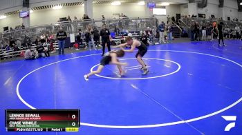 95 lbs Cons. Round 4 - Lennox Sewall, Apex Grappling Academy vs Chase Winkle, Best Trained Wrestling