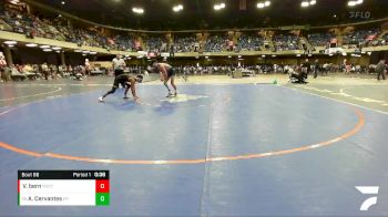 126 lbs Champ. Round 1 - Adrian Cervantes, Evergreen Park vs Vince Bern, Naperville Central