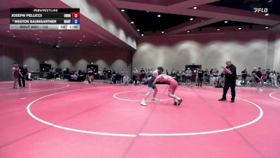 132 lbs 5th Place Match - Joseph Pellicci, Connecticut vs Weston Baumgartner, Maryland