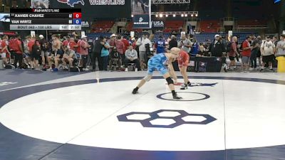 150 lbs Champ. Rd Of 128 - Xavier Chavez, Arizona vs Van Wirtz, Michigan
