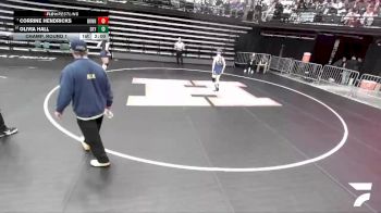 5A 105 lbs Champ. Round 1 - Corrine Hendricks, Bonneville vs Olivia Hall, Skyline