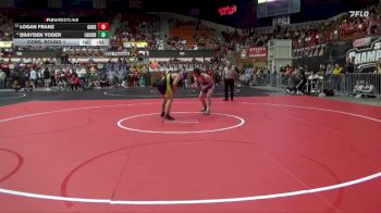 190 lbs Cons. Round 1 - Logan Franz, Goodland Hs vs Brayden Yoder, Louisburg Hs