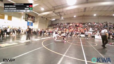 88 lbs Semifinal - Jaxon Roller, Raw Wrestling Club vs Jack Cisneros, Skiatook Youth Wrestling