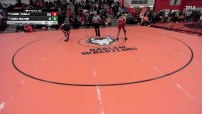 165 lbs Champ. Round 2 - Daniel Duran, SCHAUMBURG (HS) vs Aiden Brown, Joliet (WEST)