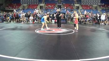 120 lbs Cons 64 #2 - Jacksen Carter, South Dakota vs Brogan Monty, Kansas