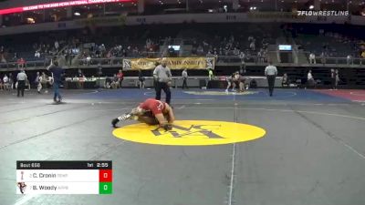 157 lbs Quarterfinal - Colin Cronin, Temple University vs Bryson Woody, The Apprentice School