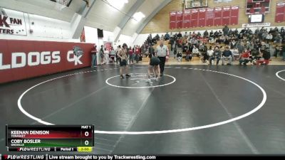 144 2B Quarterfinal - Coby Bosler, Oroville vs Keenan Denison, Tonasket