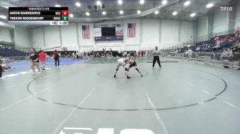 125 lbs 1st Place Match - Jaron Barrientos, Niagara County Community College vs Trevor Middendorf, Brockport