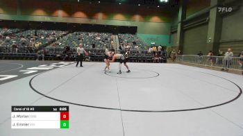 141 lbs Consi Of 16 #2 - Jaxon Morlan, Eastern Oregon University vs James Emmer, Utah Valley