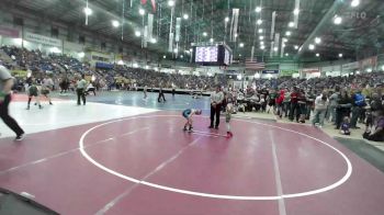 43 lbs Round Of 16 - Korban Grant, Athlos Wrestling vs Tatum Lee, PVBC Warriors