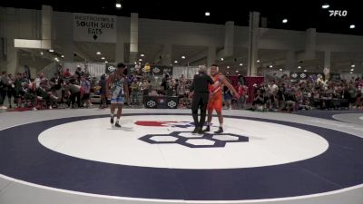92 lbs Champ. Round 2 - Cody Merrill, Cowboy RTC/ Titan Mercury Wrestling Club (TMWC) vs Malachi Evans, MXW