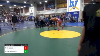 182 lbs Consolation - Trace Gonzales, Hanford vs Max Hernandez, Newport Harbor