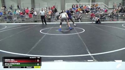 190 lbs Cons. Semi - Kyle Strother, Trailhands vs Sron Hill, Team Of Hard Knox
