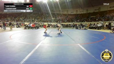 B3A-113 lbs 3rd Place Match - Luis Flores, Kiefer vs Landon Earp, Chandler