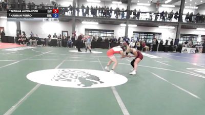 100 lbs Consolation - Tatiana Alexander, Eastchester vs Hannah Perro, Noble