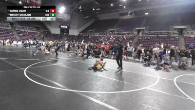 84 lbs 1st Place Match - James Dean, Betterman Elite Wrestling vs Brody McClain, Deer Creek Wrestling