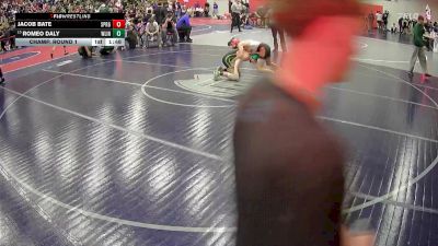 126 lbs Champ. Round 1 - Romeo Daly, West Linn vs Jacob Bate, Sprague