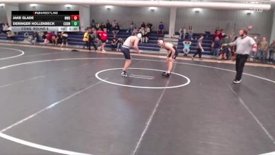 157 lbs Cons. Round 6 - Deringer Hollenbeck, Colorado School Of Mines vs Jake Glade, Western Wyoming College