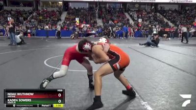 130 lbs Quarterfinal - Kaden Sowers, Oberlin vs Noah Wuthnow, Abilene