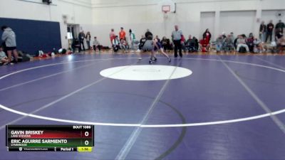 109-112 lbs Round 2 - Eric Aguirre Sarmiento, Lynnwood vs Gavin Briskey, Lake Stevens