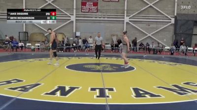 165 lbs Champ. Round 1 - Jake Deguire, Springfield vs Seth Richardson, Utica