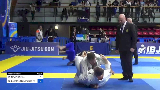 PAULIUS TÉVELIS vs CLÉMENT EMMANUEL PERRET 2023 European Jiu-Jitsu ...