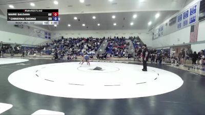 117 lbs Semifinal - Christina Osorio, Cerritos College vs Marie Saldana, Unattached
