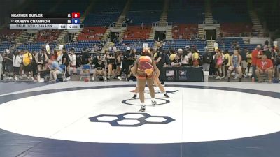 155 lbs Cons. Rd Of 32 - Heather Butler, Alabama vs Karsyn Champion, Pennsylvania