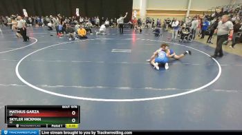 132 lbs Cons. Round 5 - Skyler Hickman, AZ vs Mathius Garza, CA