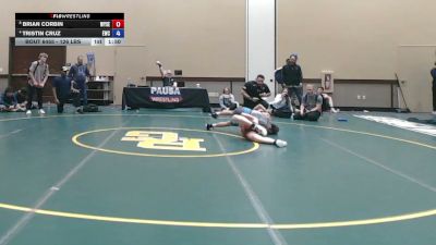 126 lbs 3rd Place Match - Brian Corbin, Wyoming Seminary vs Tristin Cruz, Exodus Wrestling Club
