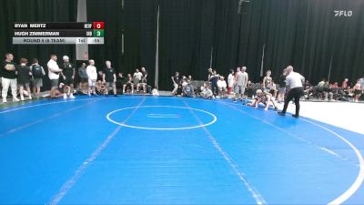 120 lbs Round 5 (6 Team) - Ryan Mertz, Revival Freeze vs Hugh Zimmerman, Iron Horse Blue