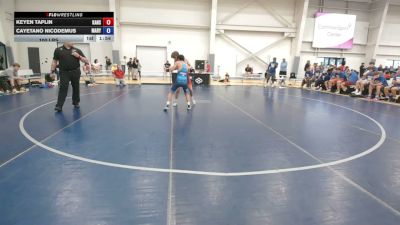 106 lbs Keyen Taplin, Kansas vs Cayetano Nicodemus, Maryland