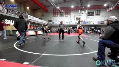 80 lbs Final - Sawyer Rainwater, Roland Youth League Wrestling vs Cooper Howell, Viking Wrestling Club