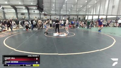113 lbs Cons. Round 5 - Colby Hill, WA vs Colin George, CO