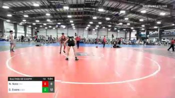 138 lbs Prelims - Nicholas Noto, Superior Wrestling Academy vs Dylan Evans, Quest School Of Wrestling Black