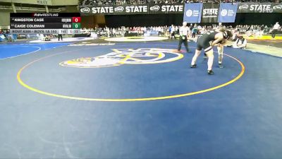 Boys 1A 150 lbs Quarterfinal - Caige Coleman, Naches Valley vs Kingston Case, Hoquiam