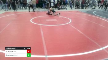 83 lbs Quarterfinal - Austin Urioste, New Mexico Bad Boyz vs Griffin Arnesen, Bear Cave WC