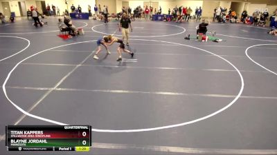 74 lbs Quarterfinal - Blayne Jordahl, Minnesota vs Titan Kappers, Stillwater Area Wrestling